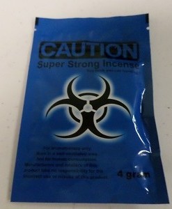 Blue caution herbal incense
